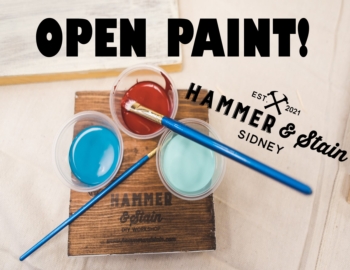 Open Paint, walk in workshopAll ages welcome