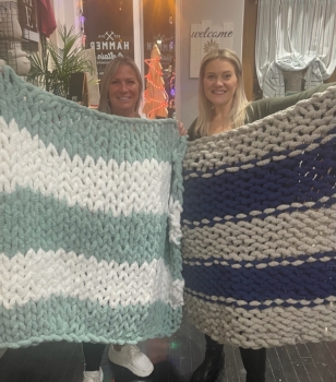 Chunky Knit Blanket Workshop