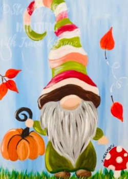 School is closed! Art Camp for the day!Gnome Painting, crafts and games