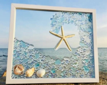 Sea Scape Resin Wall Art