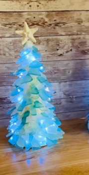 Seaglass Tree Making with Sea accents