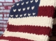 American Flag Chunky Blanket Workshop