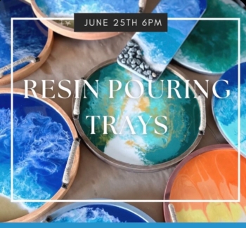 Resin Pour Trays in vibrant colors of choice