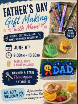 Father's Day Gift Making with Mom