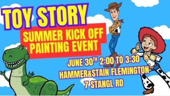 Toy Story Themed Painting Adventure