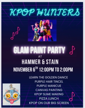 KPOP GLAM PARTY ages 5 and upDrop off event