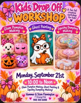Squishy,Glam and Spooky Drop Off Event