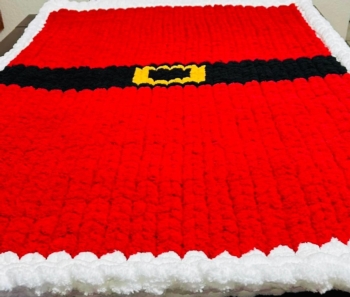 Chunky Santa Blanket