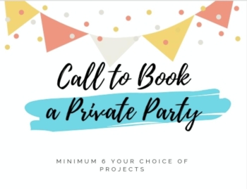 Call to Book a Private Party Min 6 any project