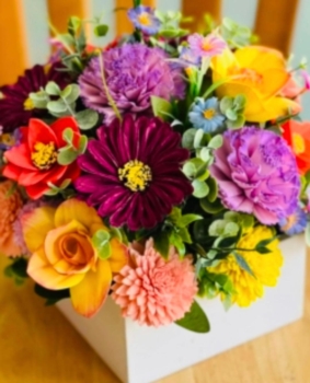 Spring Hand Dipped Wood Flower Dipping