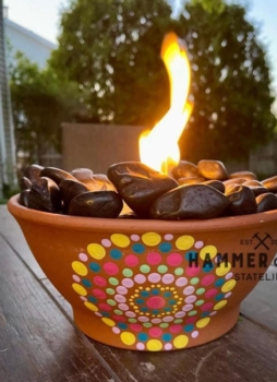 Table Top Fire Pit Making