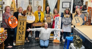 Ladies Night OutPick your favorite Holiday Wood Decor