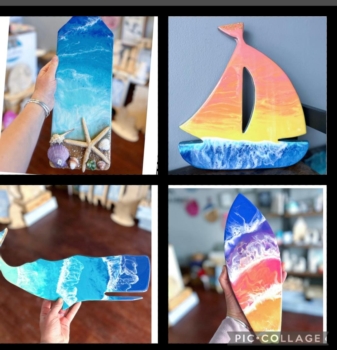 New Resin Art Pouring Shapes$45 to $60