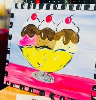 Afternoon Instructional Step by Step guided paintingCalling all ages