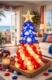 Sea Glass Light Tree Workshop  Red, White & Blue Edition