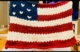 American Flag Chunky Knit Blanket